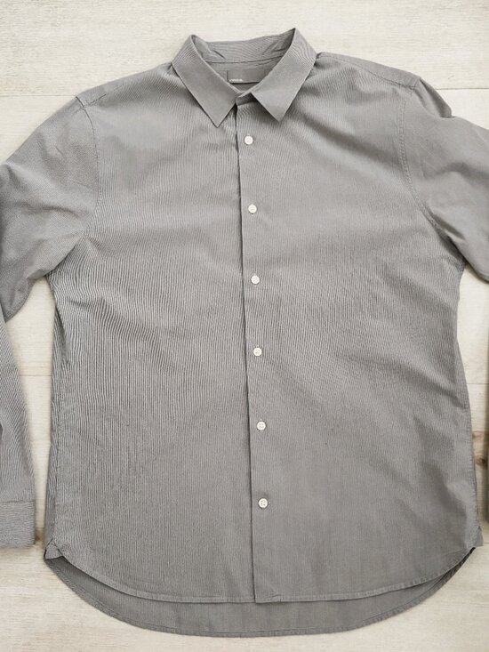 Vince Other - Vince Classic Fit Striped Button-Down Shirt (M5394-1387) Size Large